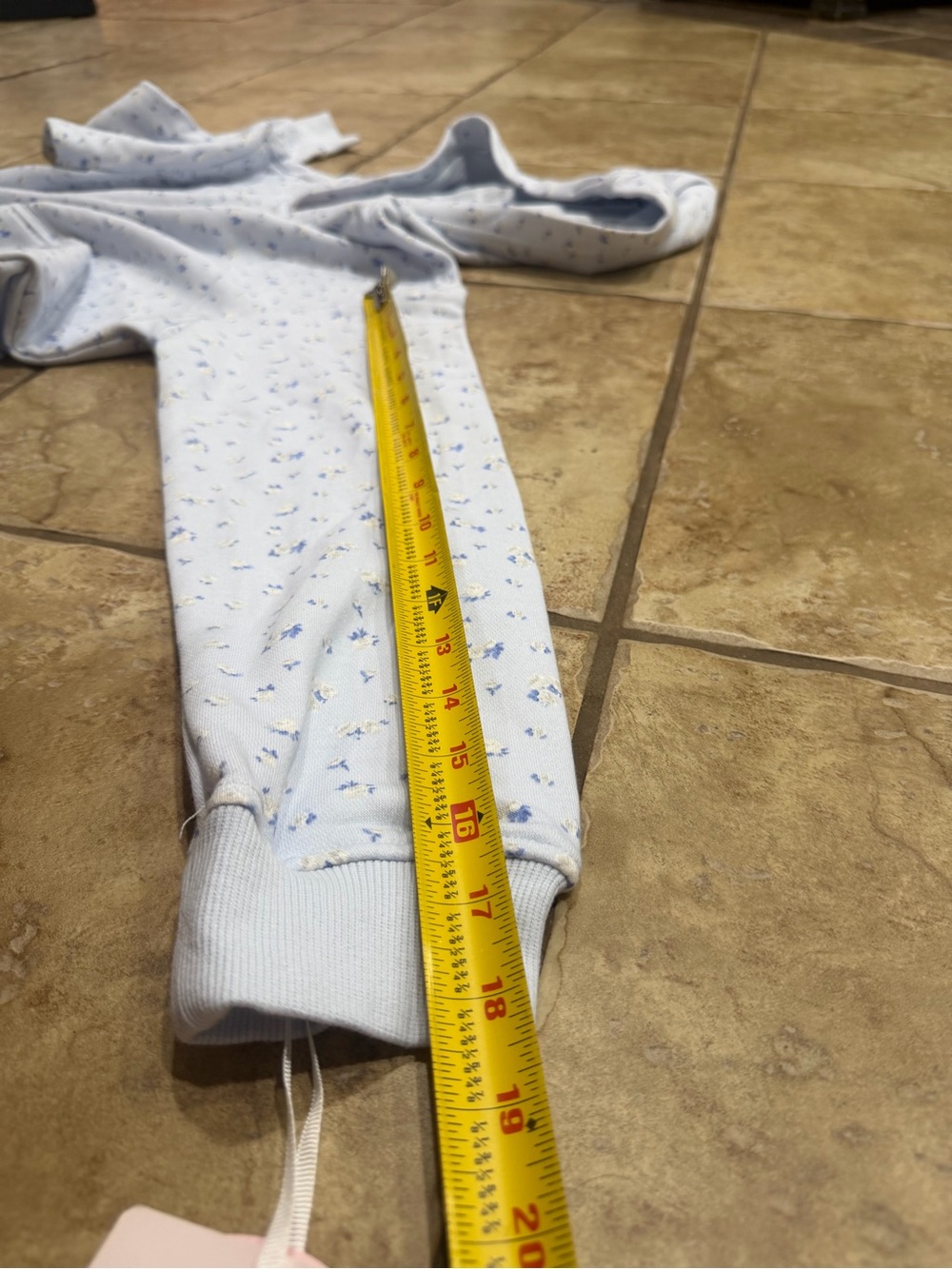 LoveShackFancy x Target Girls XL Blue Floral Ditsy French Terry Hoodie NWT - Picture 7 of 7